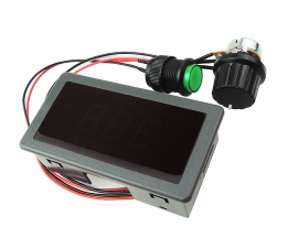 Infrared Remote Control Digital Display DC Motor Governor 6V 12V 24V 5A PWM Stepless Speed Controller